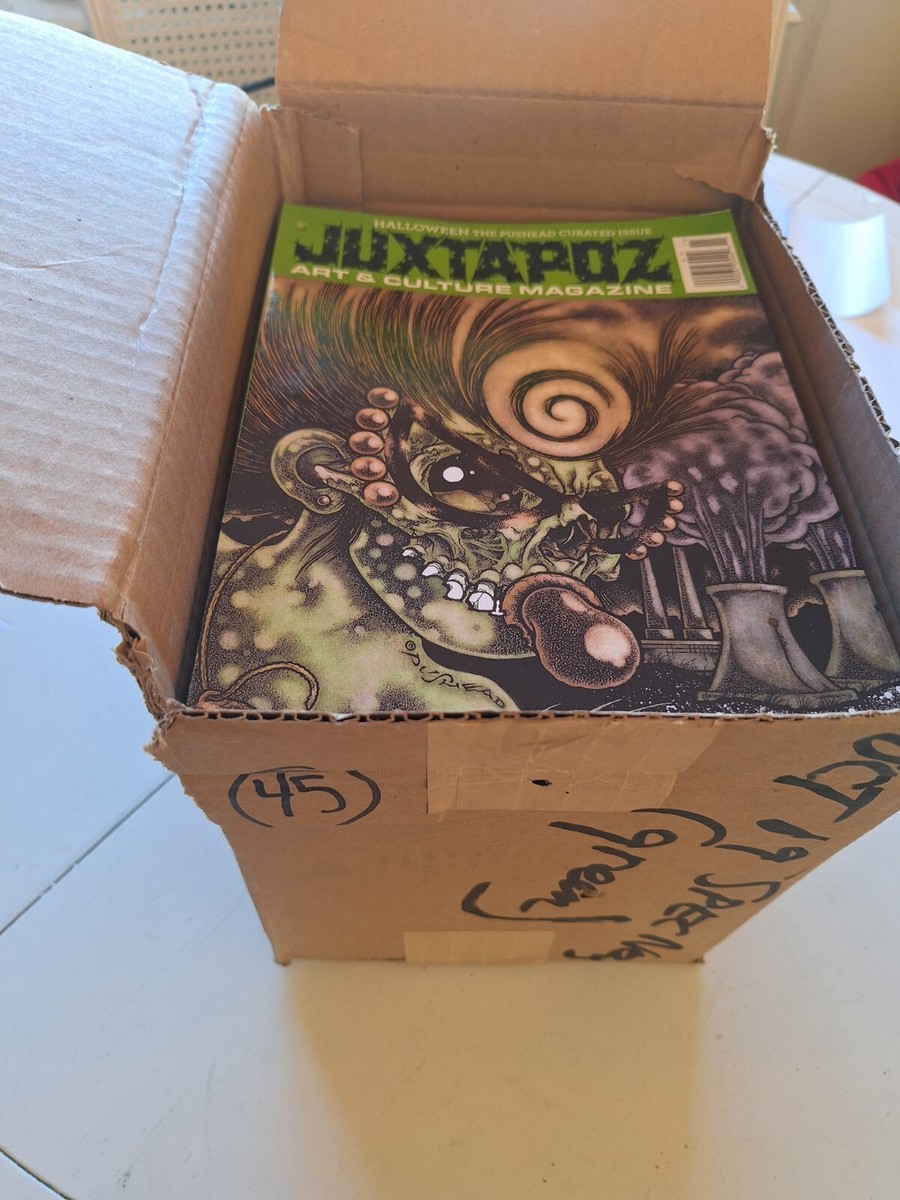 Rare JUXTAPOZ Oct. 2009 #105 LIMITED COVER ver. Pushead 15th Rare JUXTAPOZ Oct. 2009 #105 LIMITED COVER ver. Pushead 15th