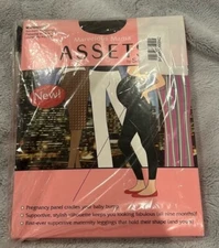 NWT Assets By Sara Blakely Marvelous Mama Brown Lucky Leggings Brown Size 2