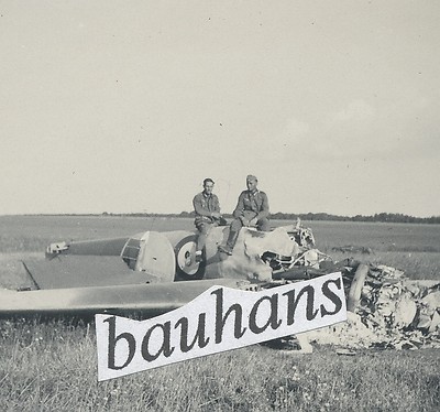 Foto Frankreich französisches Flugzeug Bloch ? abgeschossen  (U750)