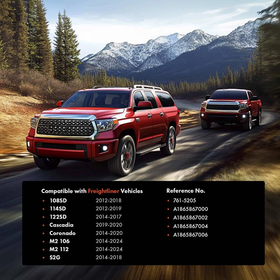 Manija de puerta interior negra para Freightliner 108SD Cascadia S2G lado del conductor delantero Foto 2 de 4