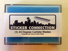 (5) 45 Degree Plotter Blades - Compatible with Summa D-Series Vinyl Cutter