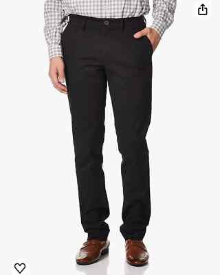 Lacoste Men's Straight Slim Fit 5 Pocket Pants Button Fly US 36W X 33L
