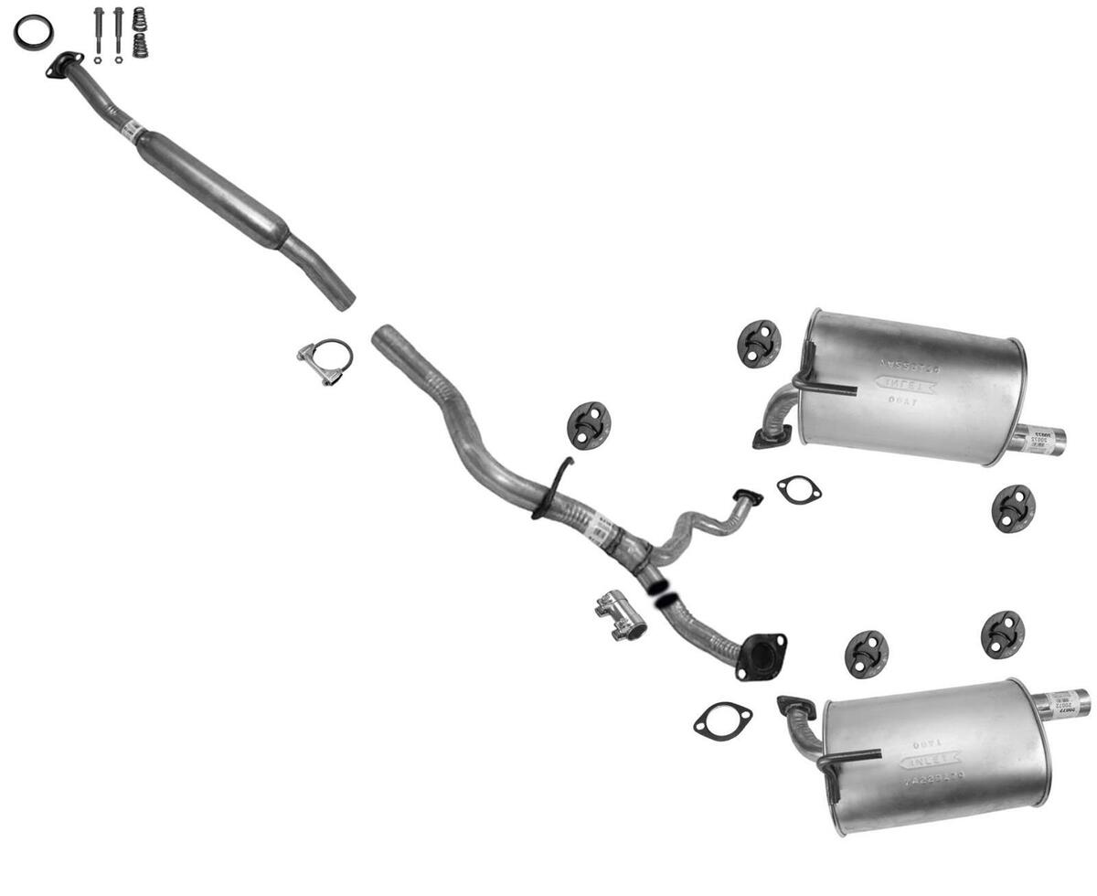 For 2006-2009 Subaru Legacy 2.5L Non Turbo Dual Muffler Pipe For 2006-2009 Subaru Legacy 2.5L Non Turbo Dual Muffler Pipe
