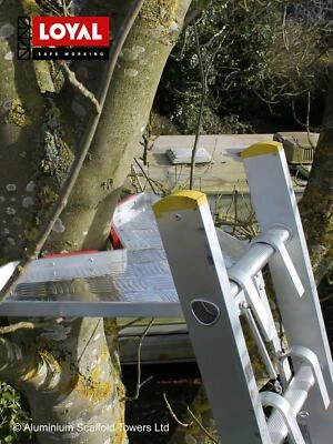 Universal Aluminium Ladder Stay, Stand Off with Tool Tray