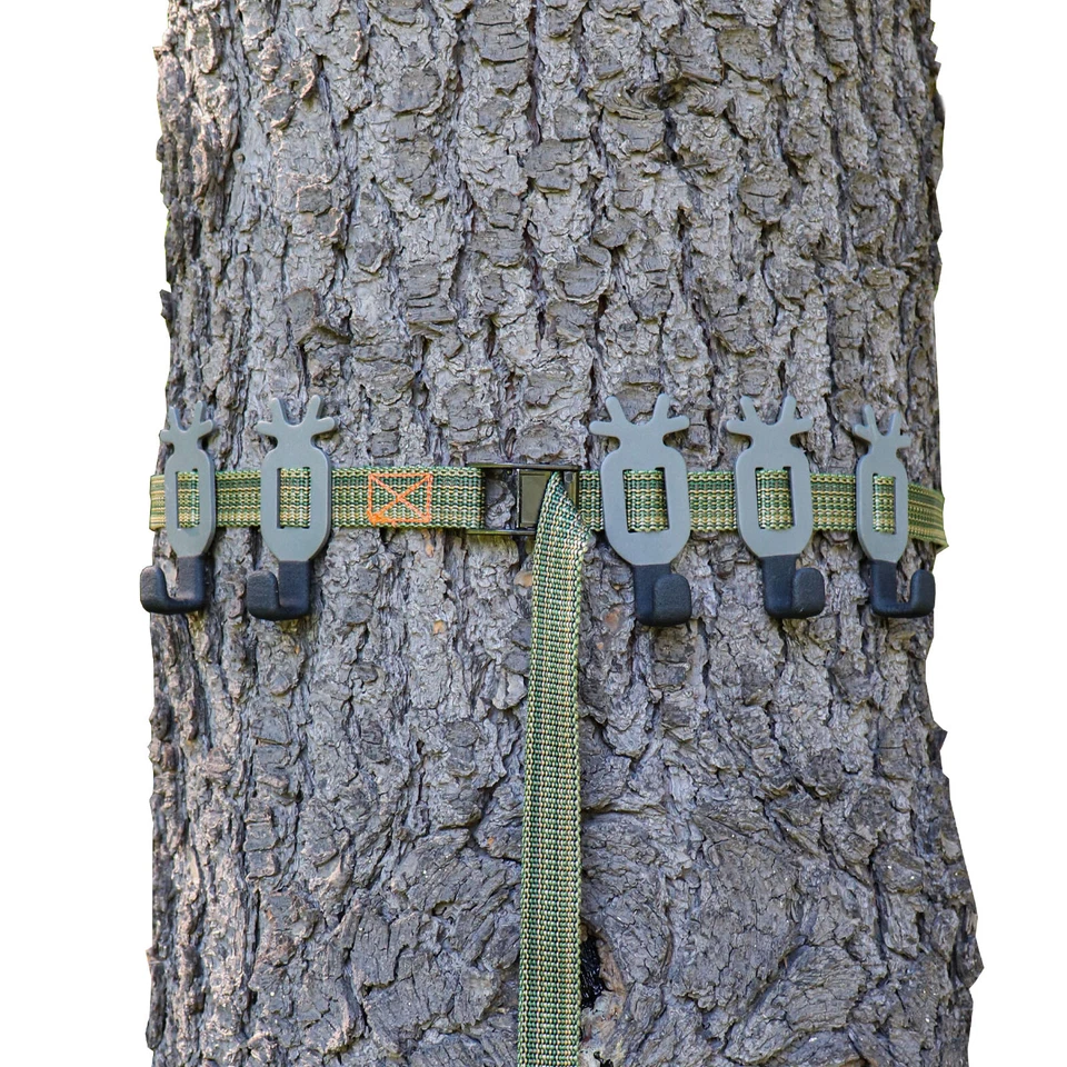 Highwild Treestand Strap Gear Hangers for Hunting Gears Bow Holder-5 Hooks Set - Image 2 of 4