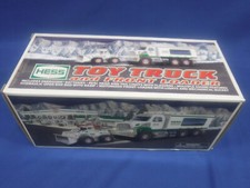 Hess Toy Truck 2008 Toy Truck and Front Loader Complete NIB Vintage Real Lights