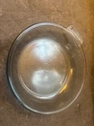 Vintage FLAMEWARE PYREX Clear Glass 7" SKILLET #817-B No Handle Glass Cookware