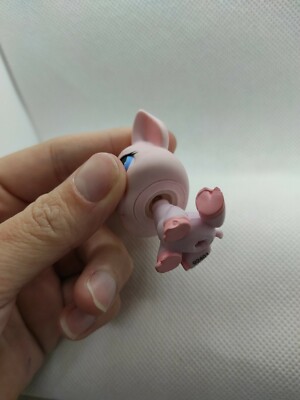 Figurine Littlest Pet Shop LPS Cochon #87 / 305 - Version Monopoly V1 Hasbro - Occasion