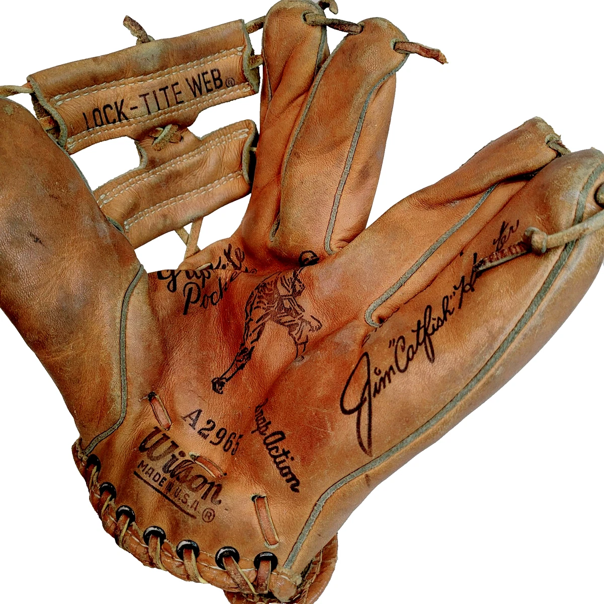 1*9様 ヴィンテージWilson A2005 キャットフィッシュハンター モデ Catfish Hunter Glove In Vintage Baseball Gloves for sale | eBay