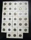 1926-1937PDS US Buffalo Nickel Collection of 33 Assorted FULL DATE Carded Coins!