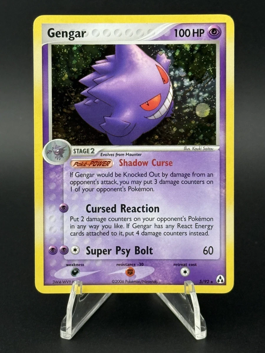 Gengar Pokémon TCG EX Legend Maker Individual Collectible Card
