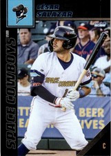 2025 Cesar Salazar MiLB Minor League Rookie Sugar Land Space Cowboys