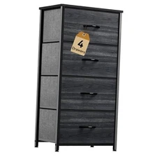  4 Drawers Dresser, Dresser for Bedroom, Fabric Storage Tower, Chest of 