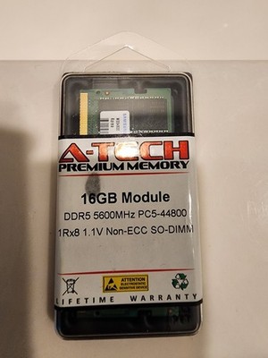 A-Tech DDR5 5600MHz 16GB SO-DIMM PC5-44800 Non-ECC Memory Module