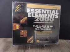 NEW SEALED-Hal Leonard Essential Elements 2000 Play Along- Percussion- 3CD Set