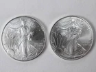 NobleSpirit (LG) DESIRABLE American SILVER Eagle PAIR 1996 GEM BU