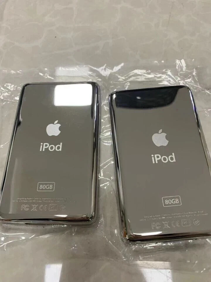 THIN NEW Silver Metal Back Housing Cover Case for iPod Classic / Video - Image 3 of 4