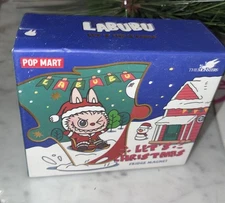 Pop Mart The Monsters Labubu Let's Christmas Fridge Magnet in Blind Box NEW