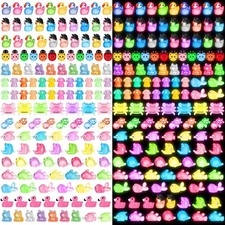 300 Pieces Luminous Mini Resin Animals Figures Glowing Miniature Ocean Animal...