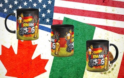 Weltmeisterschaft 2026 Tasse Deutschland Edition #4 Fussball