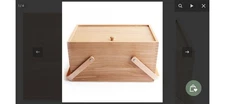 Classiky Woodworks Chestnut Sewing Box - New In Box - Handmade In Japan