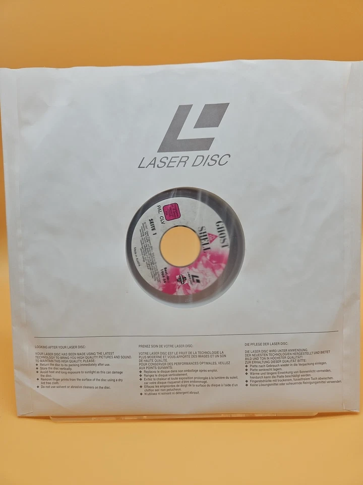 Ghost in the Shell Laserdisc, PAL, Deutsch, Anime, Sehr Selten Rarität - Bild 2 von 4