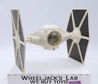 Imperial Tie Fighter WHITE 100% Complete Star Wars 1978 Vintage Kenner Vehicle