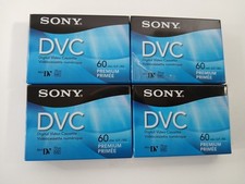 4 PACK Sony DVC Digital Video Casette Premium 60 Min LP:90 NEW