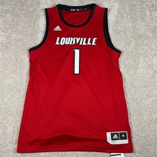 Adidas Mens Medium Red Louisville Cardinals Replica Swingman Jersey NWT