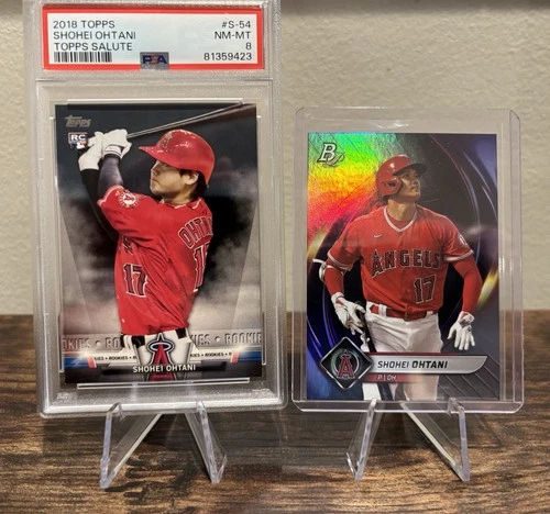 2018 Topps - Topps Salute Series 2 Shohei Ohtani #S-54 (RC) PSA 8 w bonus card