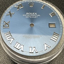 Genuine Factory Rolex Dial Blue Roman 41mm Da...