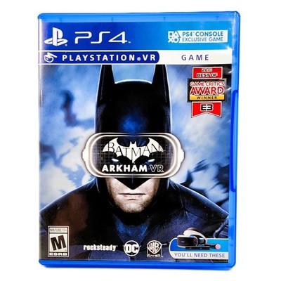 Batman: Arkham VR [PSVR] PlayStation 4, PS4 (Good, CIB, Scratch Free Disc)