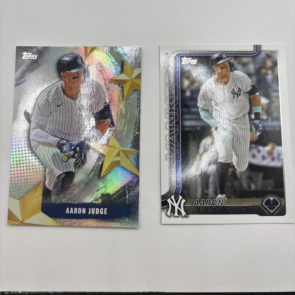 (2) 2025 Topps Series 1 #SMLB-2 Aaron Judge Stars of MLB - 2025 Topps Base #300 - Image 3 of 3