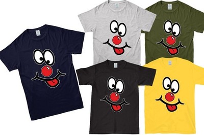 Red Nose Day Kinder T-Shirt RND Jungen Mädchen 2025 Schule Charity Event Kinder Weihnachten