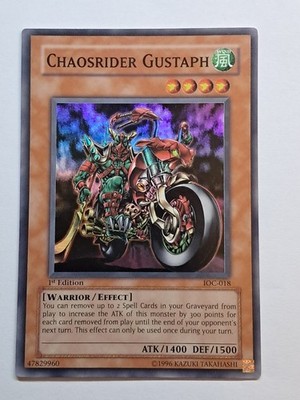 YUGIOH Chaosrider Gustaph  IOC-018 1st 