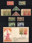 New Zealand Health Stamps and a First Day Cover Lightly Mounted Mint