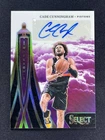 2024-25 Panini Select Cade Cunningham Purple Prizm In Flight Signatures Auto /75
