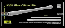 RFMRM2101 1:35 Rye Field Model D-10T2S 100mm L/53.5 Gun Barrel for T-55A