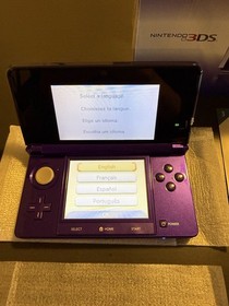 Nintendo 3DS Midnight Purple Handheld New In Open Box