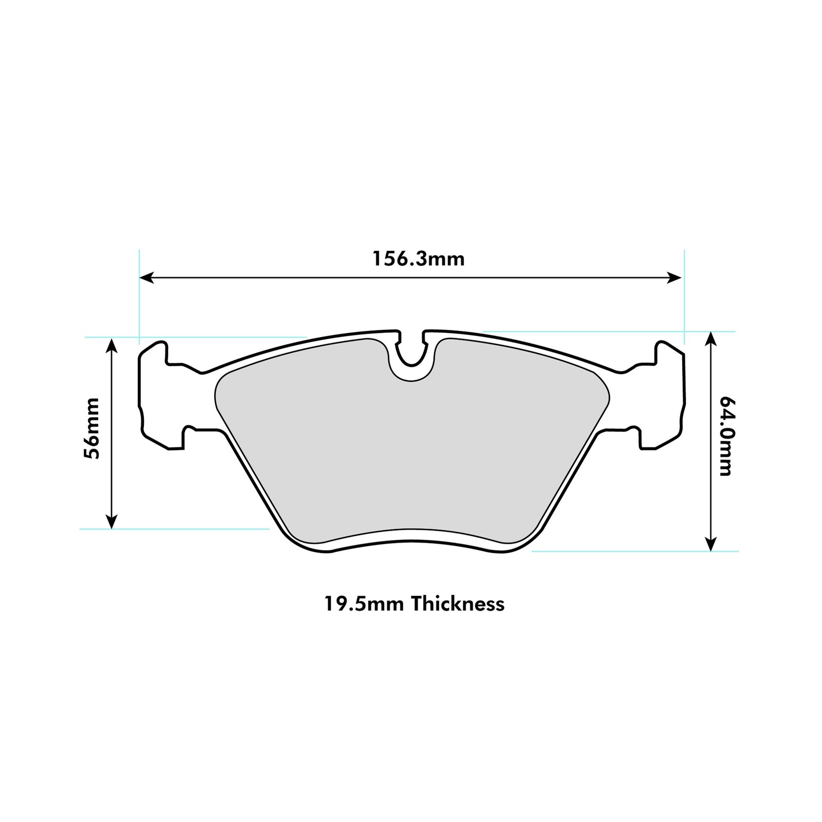 Pagid RSL29 Front Brake Pads For BMW Inc 1, 3, 5, 7 Series & Z3, Z4