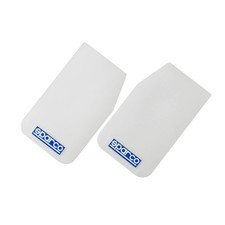 Sparco 03791 Universal Mud Flaps Guards Whiteclear 11x18.5 1 Pair Sparco 03791 Universal Mud Flaps Guards Whiteclear 11x18.5 1 Pair