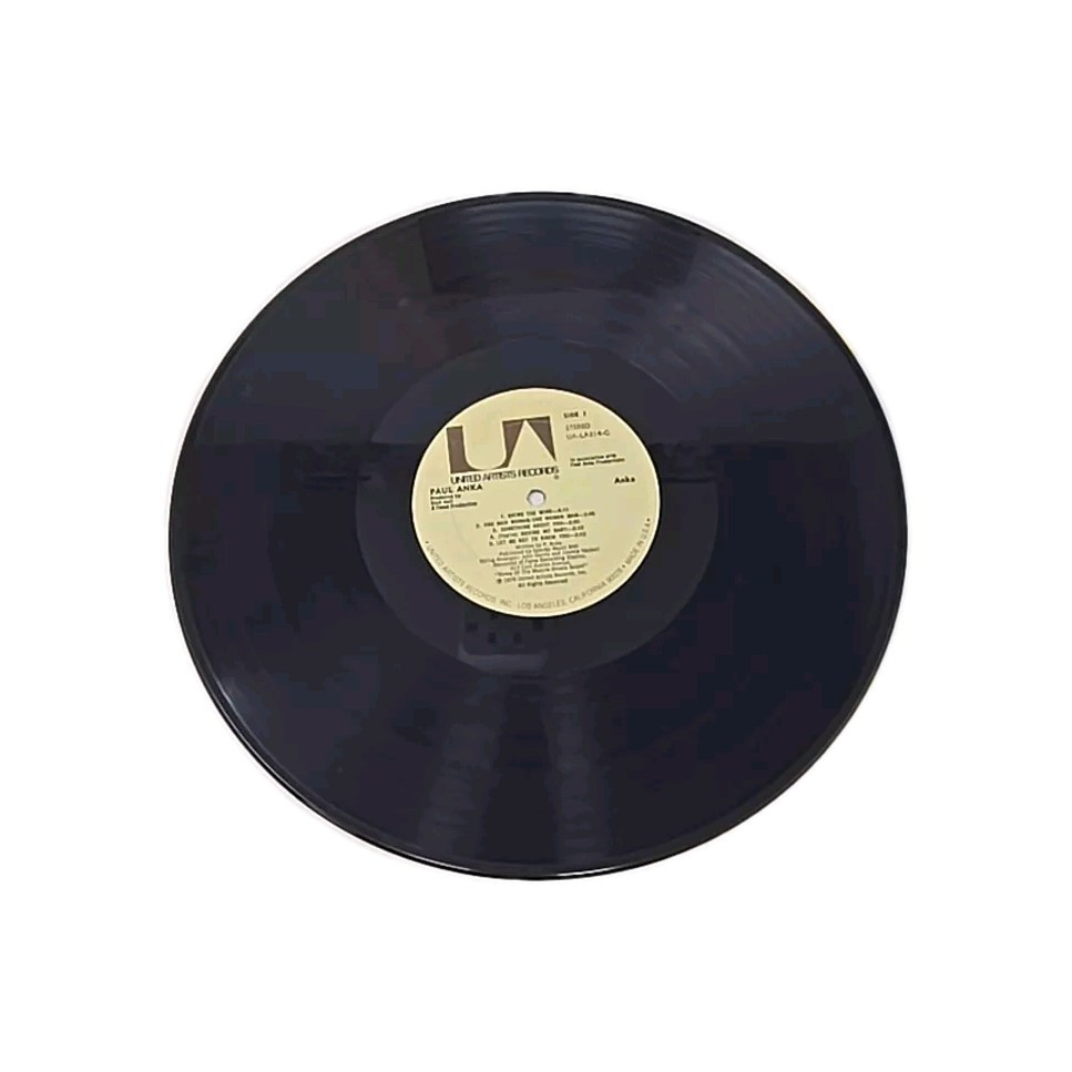 Paul Anka “Anka” (Vinyl, 1974) United Artists UA-LA314-G Stereo