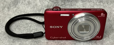 Sony Cyber-shot DSC-WX80 16.2MP Digital Camera Red For Parts READ