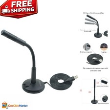 Plug  Play Omnidirectional USB Microphone for Podcasts and Video Conferencing