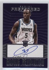 2013 Panini Preferred Rookie Revolution Purple 2/25 Gorgui Dieng #300 Auto 0b9