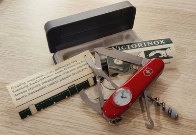 Victorinox Swiss Army Knife Timekeeper Roman Numerals NIB - Photo 1/4