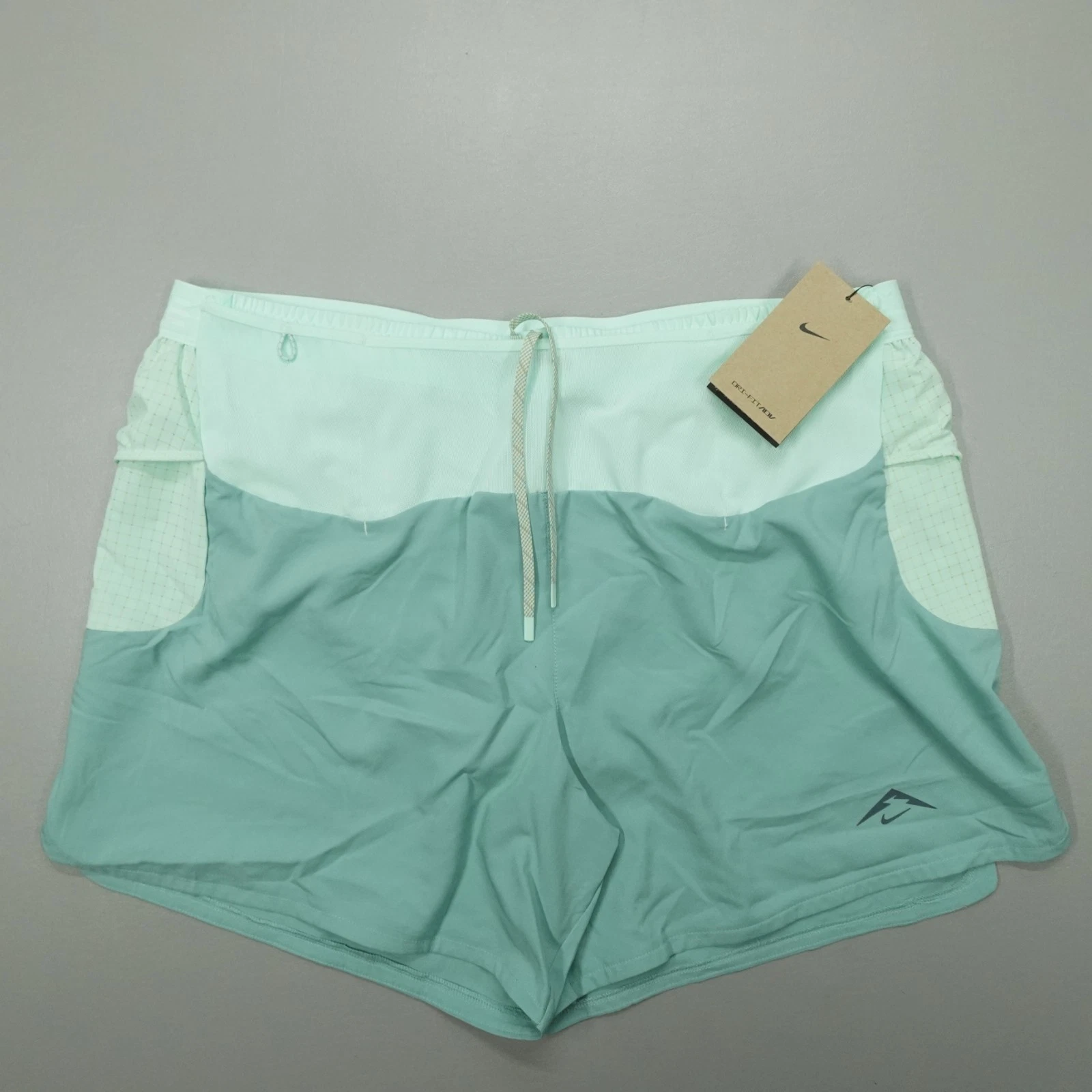 Nike Dri-FIT ADV Trail Running Shorts Men's Size L 5" Blue Lined HJ3572-017