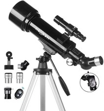 Telescope 70mm Aperture 500mm - for Kids & Adults Astronomical Refracting Tel...