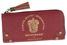 Harry Potter Wallet Hogwarts Houses Faux Leather Clutch Wallet For Women