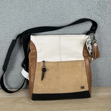 The Sak Lucia Leather Crossbody Bag Womens Medium Purse Multicolor